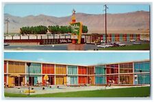 c1960s Holiday Inn Swimming Pool Parking Lot Grand Junction Colorado CO Postcard picture