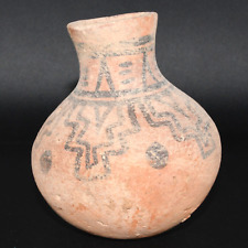 Ancient Indus Valley Civilization Decorated Terracotta Jar Circa 2500 - 1900 BC picture