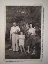 1952 Greek Family members Real Found Vintage Old Photo 1950s GREECE ORG VTG picture