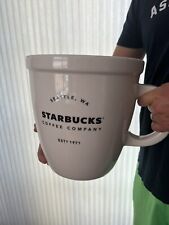 Starbucks Giant Abbey Classic Ceramic Mug  138 oz (1 Gallon) Limited Ed. 2016 picture