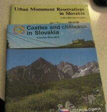 Czechoslovakia Slovakia Mountains Castles Chateaux Architecture Lot of 3 Booklet picture