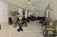 Postcard Drawing Room Rear Hotel Grafton Washington DC 1912 picture