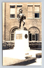 RPPC USC Trogan Statue Univeristy of Southern California Los Angeles CA Postcard picture
