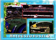 VINTAGE CONTINENTAL SIZE POSTCARD MULTI-VIEWS OF HAJDUSZOBOSZLO HUNGARY picture