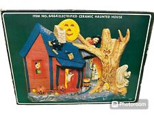 Pacific Rim Electrified Ceramic Haunted House Item# 6464 Flicker Lights with Box picture