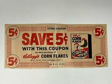 Vintage 1969 Kellogg's Corn Flakes 5 Cent Store Coupon - Good Condition, Cereal picture