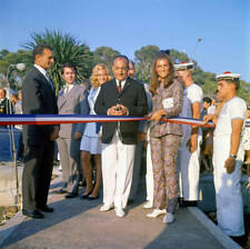 Sheila Eric Tabarly inaugurating new marina Saint-Raphael Fran- 1968 Old Photo 1 picture