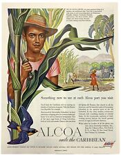 Magazine Ad Vintage 1949 Alcoa Steamship Company Alcoa Sails The Caribbean  picture
