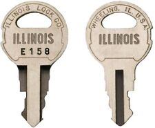 Two E158 keys  (2)   Allen-Bradley   |  pair of  X-144218 keys picture