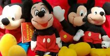 4 Vintage Walt Disney Mickey Mouse Plush Toy Stuffed Animal Figures Lot Mixed picture