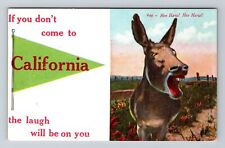CA-California, General Humorous Greeting, Antique Vintage Souvenir Postcard picture
