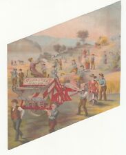 Milwaukee Junior Agricultural Equipment Fields Hills Vict Card c1880s picture