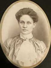 Circa 1890's Cabinet Card of Young  Victorian Woman picture