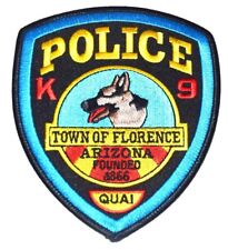 FLORENCE – K-9 - ARIZONA AZ Sheriff or Police Patch CANINE DOG GERMAN SHEPHERD  picture