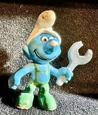 Vintage Peyo Smurf Mechanic with Spanner Hong Kong picture