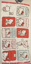 Vintage Sanrio Smiles Hello Kitty Beach Towel 90’s Made In Japan picture