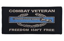 Combat Infantry - Freedom Is Not Free Patch - 5 X 2 1/4 in. Hook & Loop backing picture