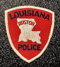 Louisiana Ruston Police LA Patch ~ Vintage ~ RARE picture
