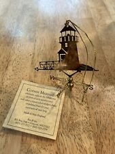 Copper Mermaid ~ Brant Point Lighthouse ~ Weathervane Verdigris Hanging Ornament picture