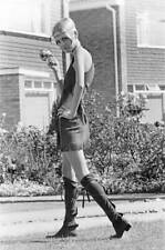 Twiggy English model seen in a Hippy gear outfit 21st August 1978 Old Photo picture