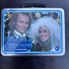 ABC Soap Opera Collector Metal Lunch Box Luke & Laura Forever 1981 Rare Item picture