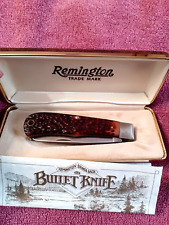 New Vintage 1982 Remington R1123 Bullet Trapper Folding Pocket Knife NO CRACKS picture