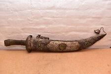 ANTIQUE TEMPLE SWORD CHINESE / MONGOLIAN MASSIVE JEWELED 39