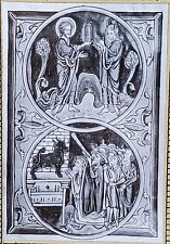 Moses Receiving Tablets, Psalter of St Louis & ... Magic Lantern Glass Slide, picture