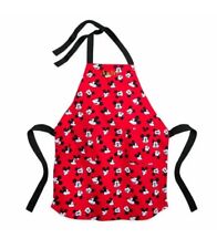 Disney Eats MICKEY MOUSE Red Men’s Apron 29.5” X 20” Adult One Size NEW picture