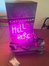 1/4 scale tweeterhead catwoman statue with Neon Hell Here sign Batman Returns picture
