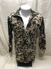 German Made Military 3 Color Camouflage Long Sleeve Zipper Shirt Medium Large picture