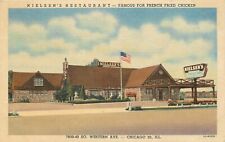 Postcard 1940s Illinois Chicago Nielson's Restaurant occupation Teich IL24-1186 picture
