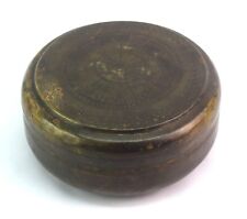 Vintage Round Shape Brass Jewelry Storage Box – Unique Home Décor. G66-660  picture