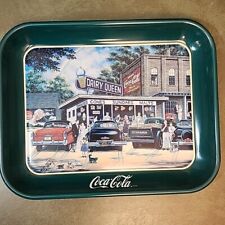 1998 Coca Cola Refreshing Times Metal Tray picture