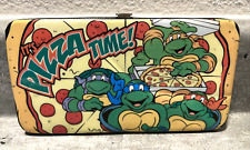 Teenage Mutant Ninja Turtles Metal Wallet Nickelodeon Vintage It’s Pizza Time picture