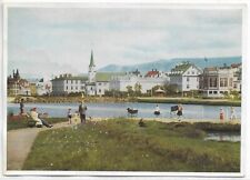 Postcard Reykjavik Iceland c1960s Smokeless Town @ Arctic Circle  Agfacolor[353] picture