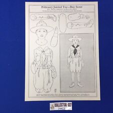 Boy Scout 1925 Paper Doll Paint / Cutouts  244C2 picture