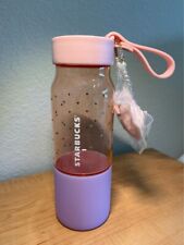 Starbucks Japan 2020 Winter Holiday Purple & Pink PomPom Charm Bottle (16oz) picture