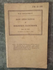 War Department Basic Field Manual Soldiers Handbook WW2 World War 2 July 1943 picture