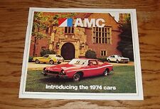 Original 1974 AMC American Motors Full Line Sales Brochure 74 Matador Hornet  picture