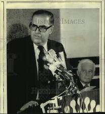 1974 Press Photo Foreign Minister Abba Eban with Ambassador Kenneth B. Keating picture