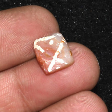Genuine Ancient Etched Carnelian Bead with Rare Patter over 2000 Years Old picture