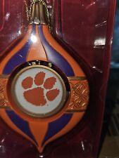 Chirstmas ornament with Clemson Tiger colors picture