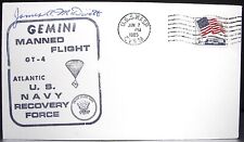 James McDivitt signed cover Gemini NASA space astronaut ballpoint pen GT-4 picture