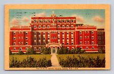 Lansing MI-Michigan, St Lawrence Hospital, Antique, Vintage c1947 Postcard picture