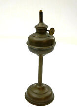 Antique 1700's Brass Whale Oil Lamp ? 9.5