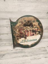 VERY RARE ADVERTISING FLANGE SIGN CANADA DRY SPUR VINTAGE 1938 PATINA  picture