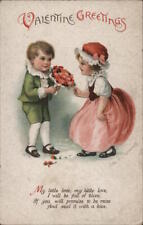 Clapsaddle Children's Valentine poem Ellen Clapsaddle Postcard Vintage Post Card picture