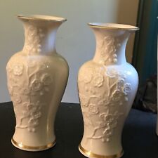Vintage Lenox Blossom Collection Bud Vase Set Of 2 picture