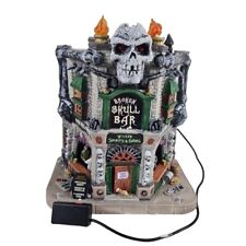 🚨 Lemax Spooky Town Broken Skull Bar 75176 Works One Issue Halloween Retired picture